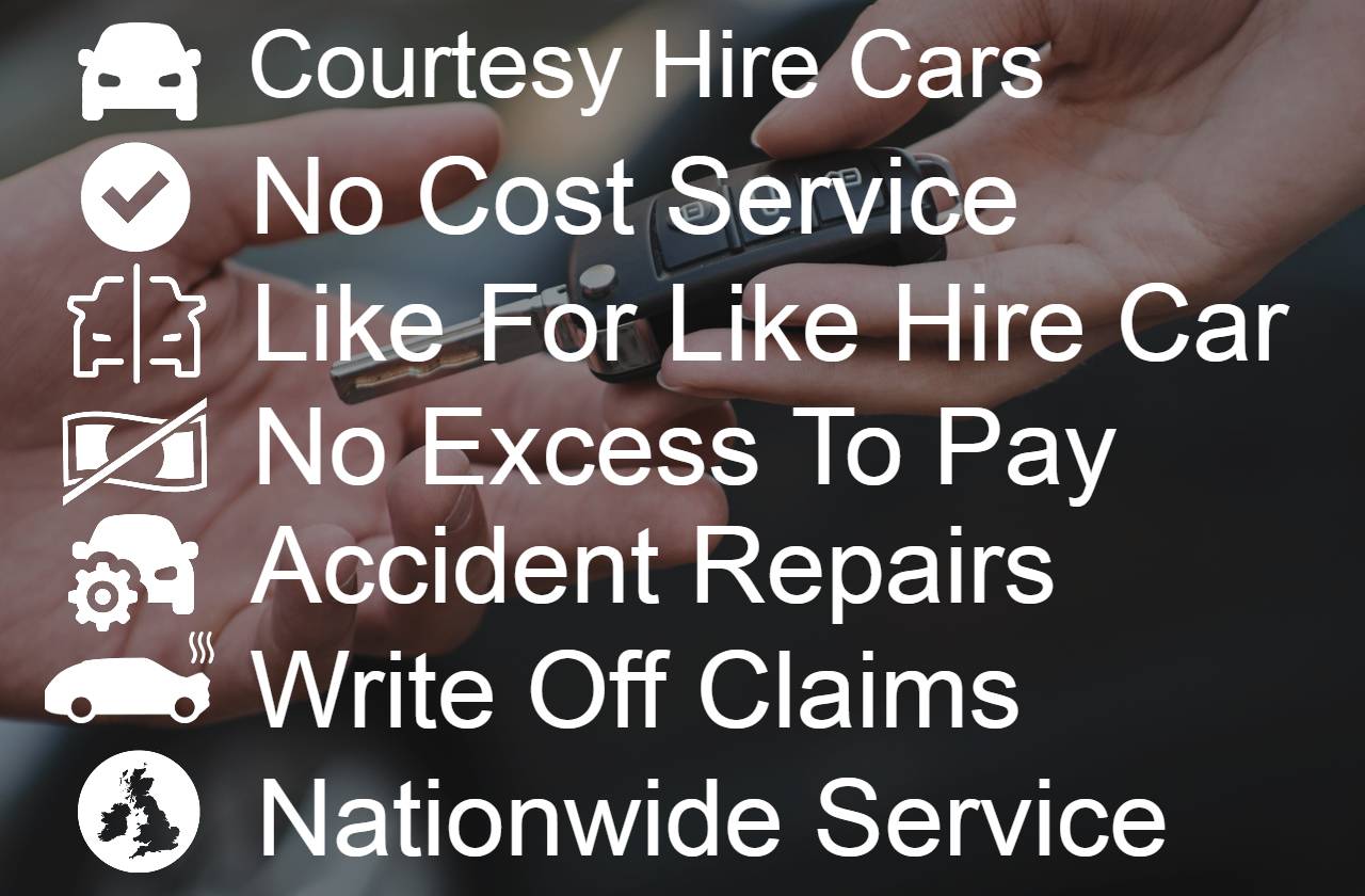 Like For Like Courtesy Cars Available Nationwide