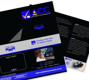 Accident Courtesy Car Information Brochure